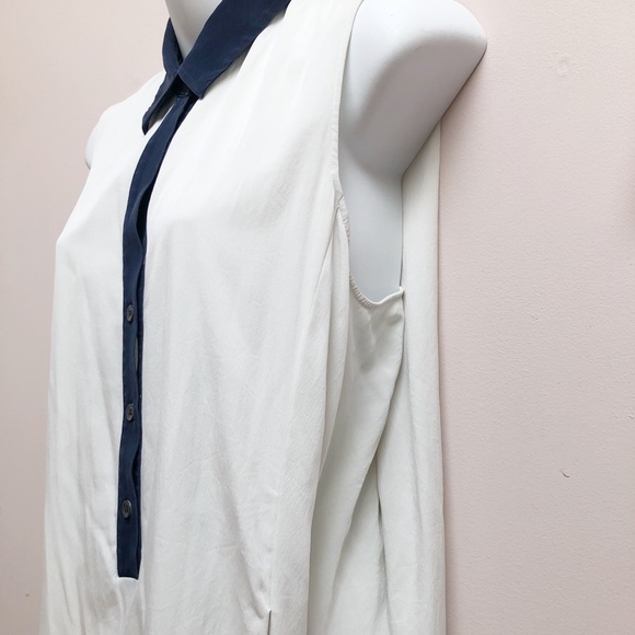 THEORY MARYON SILK COLLARED DRESS - Picture 5 of 10